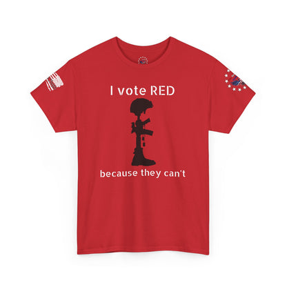 Battlefield Cross - Vote RED