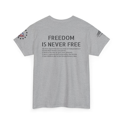 Freedom is never free - Founding Fathers