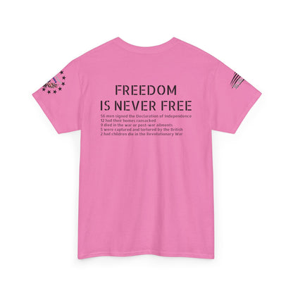 Freedom is never free - Founding Fathers