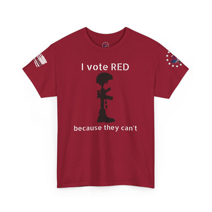 Battlefield Cross - Vote RED