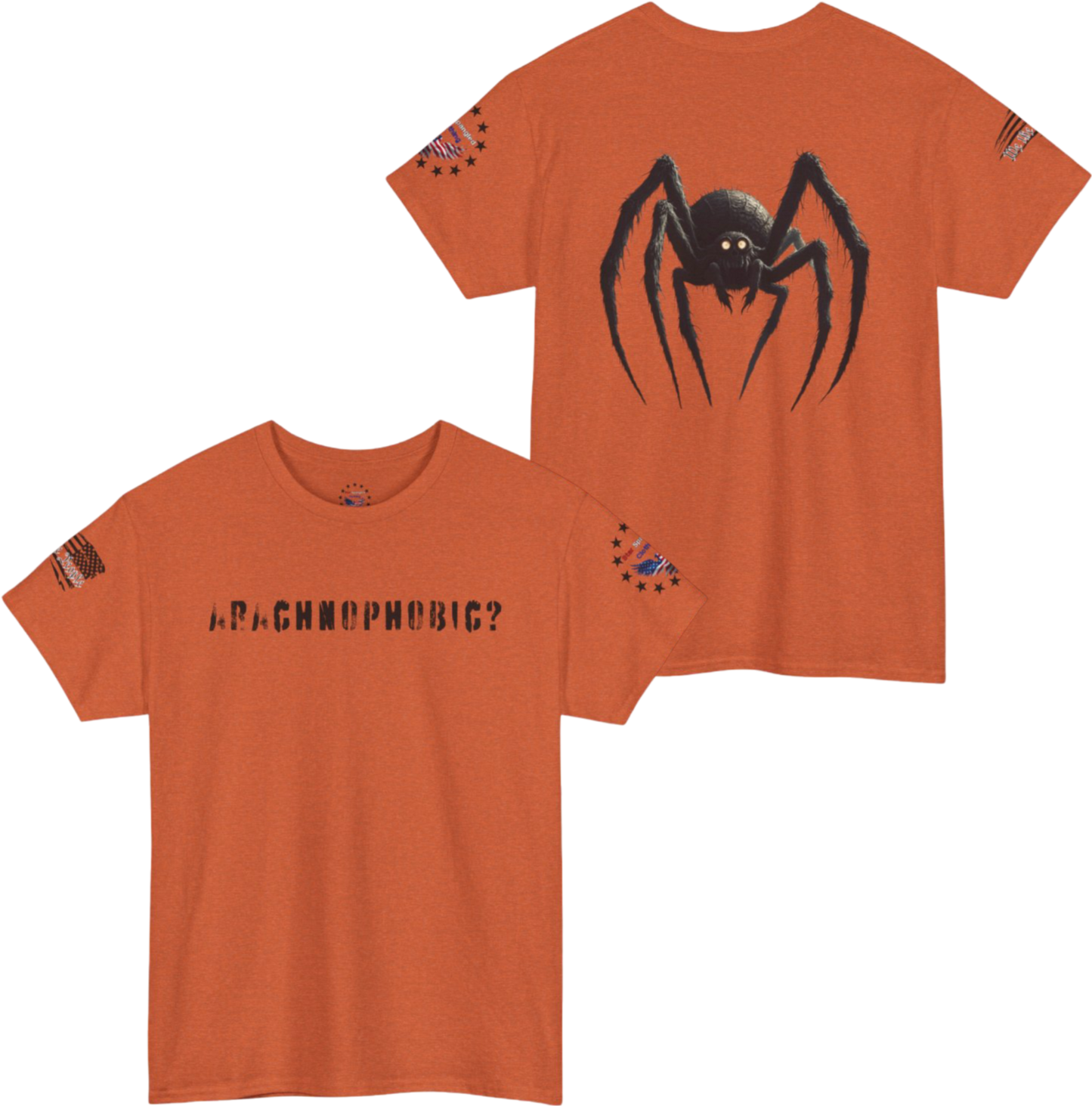 Arachnophobic - Front, Spider - Back